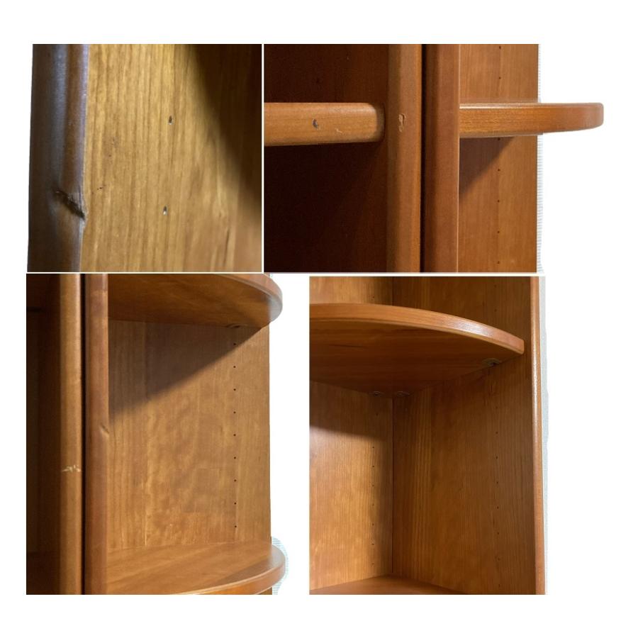 デンマーク製 スリムなブックシェルフ 書棚 本棚＆コーナーシェルフ