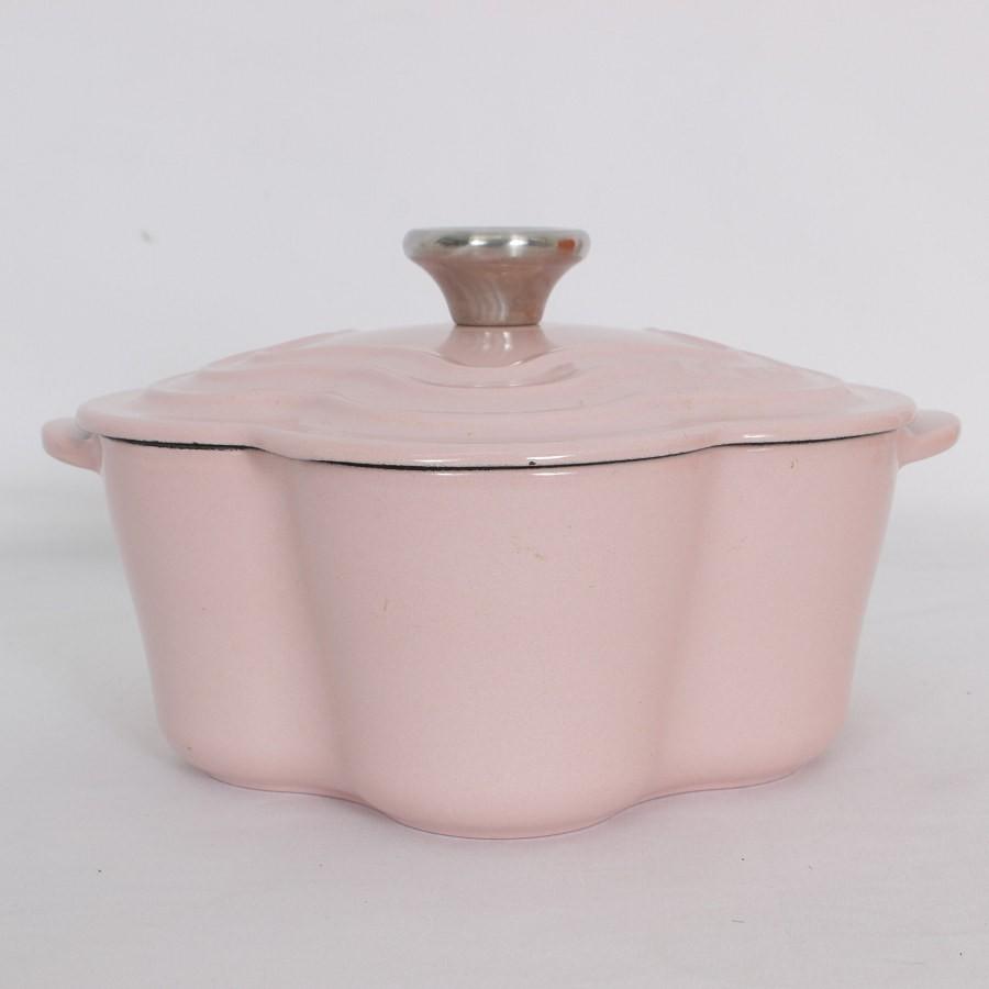 ボーナスストア+5％】ル・クルーゼ ココットフルール 16cm シフォン