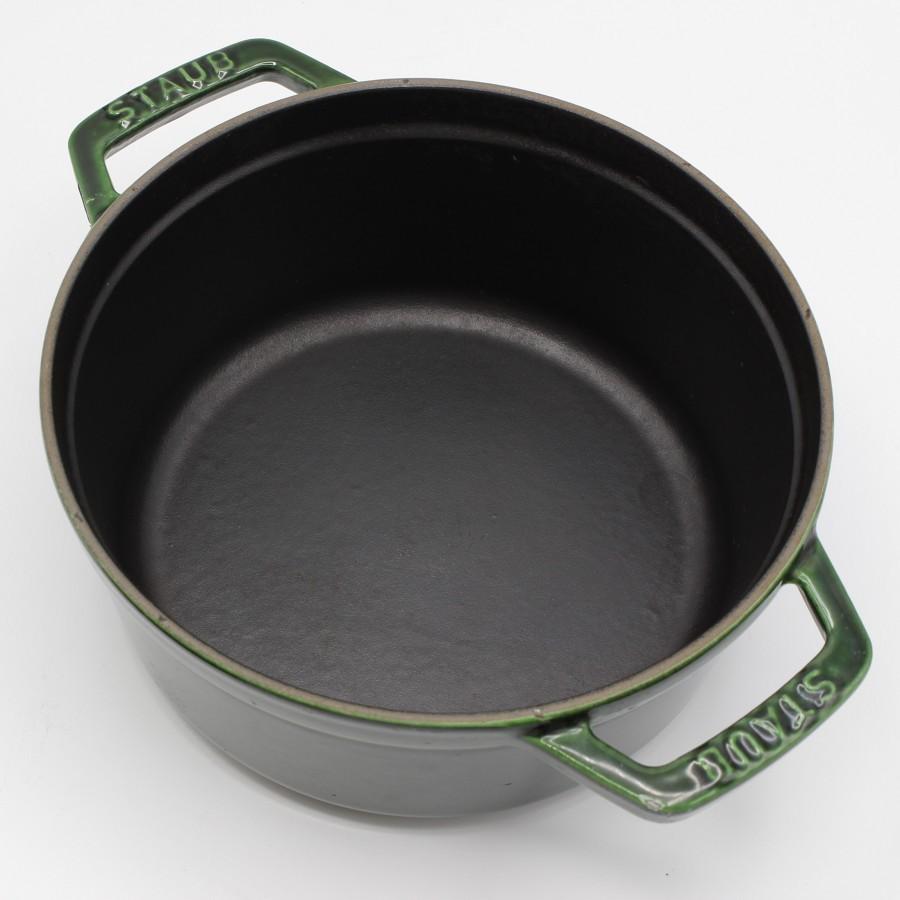 ピコ・ココット ストウブ ラウンド 18cm バジルグリーン 40509-818