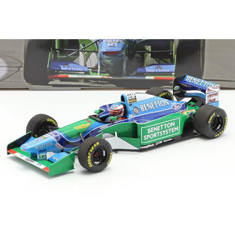 ミニチャンプス 1/18 ミハエル・シューマッハ ベネトン B194 #5 優勝