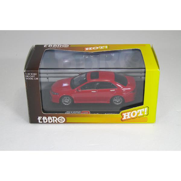 絶版品 EBBRO HOT!エブロ 1/43 アコード ユーロ R ミラノレッド #439