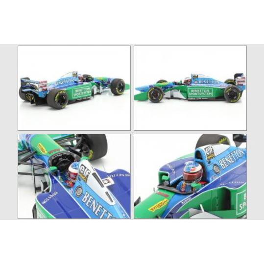 ミニチャンプス 1/18 ミハエル・シューマッハ ベネトン B194 #5 優勝