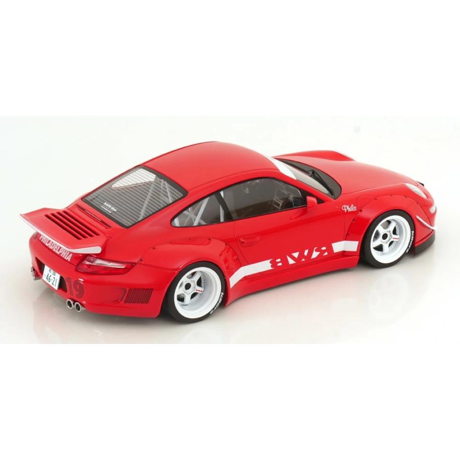 イクソ 1/18 ポルシェ 911 997 RWB レッド/ホワイト Ixo 1:18 Porsche