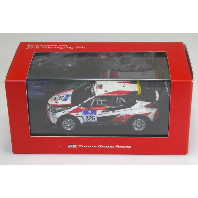 エブロ 1/43 Gazoo Racing トヨタ C-HR #326 2016 ニュルブルクリンク