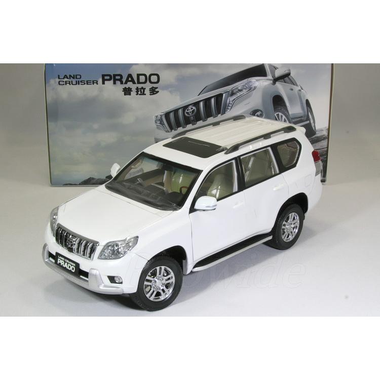 トヨタ特注 1/18 トヨタ ランドクルーザー プラド ホワイト 150
