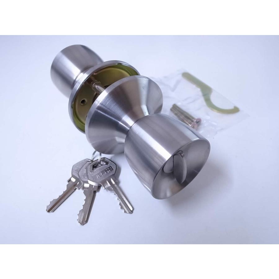 ALPHA（アルファ）取替玉座 33KNTRW-32D-1 ピンシリンダーキー3本付 1