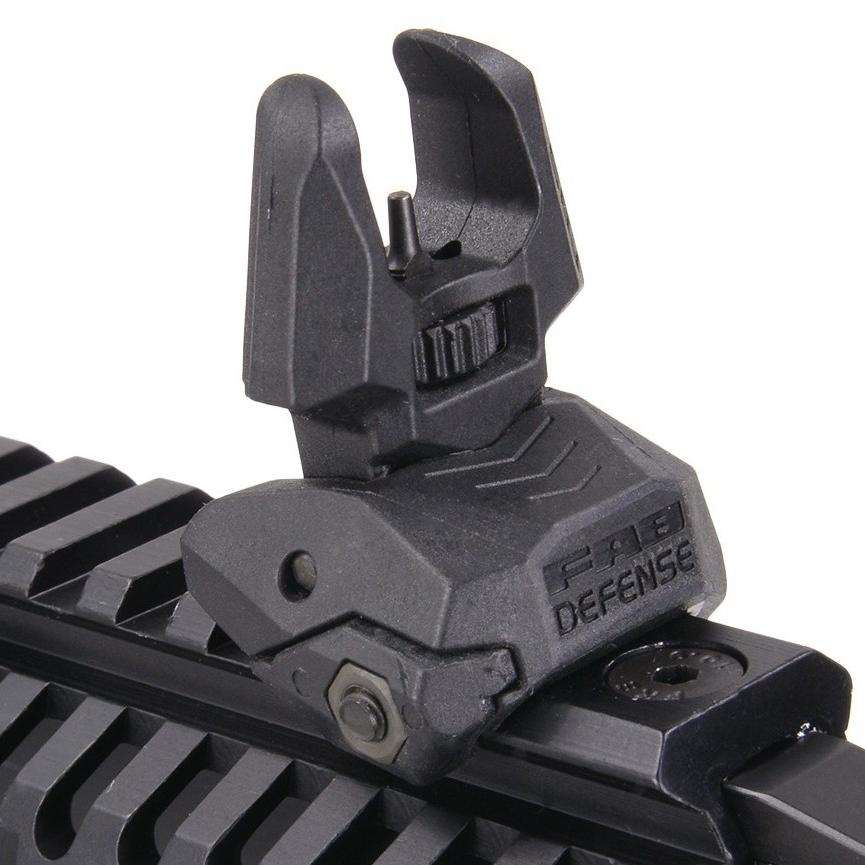 FAB Defense フロントバックアップサイト FBS [ ブラック ] ファブ