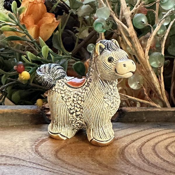 置物 ウマ うま 馬 シマウマ しまうま 陶器 MI25 : リンコナダ(日本