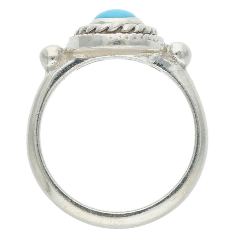 goro's（ゴローズ） サイズ:9号 銀縄ターコイズピンキー リング 中古