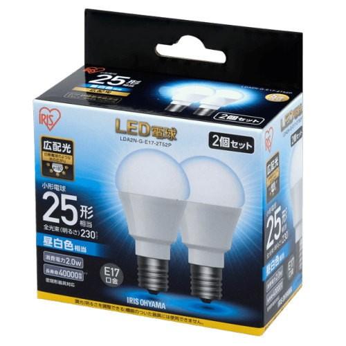 IRIS OHYAMA（アイリスオーヤマ） LDA2N-G-E17-2T52P LED電球 小形電球