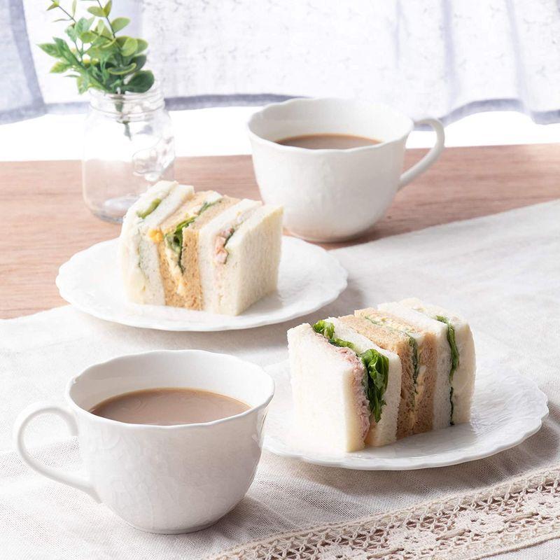 NARUMI(ナルミ) 食器 セット ホニトン・レース モーニングセットペア