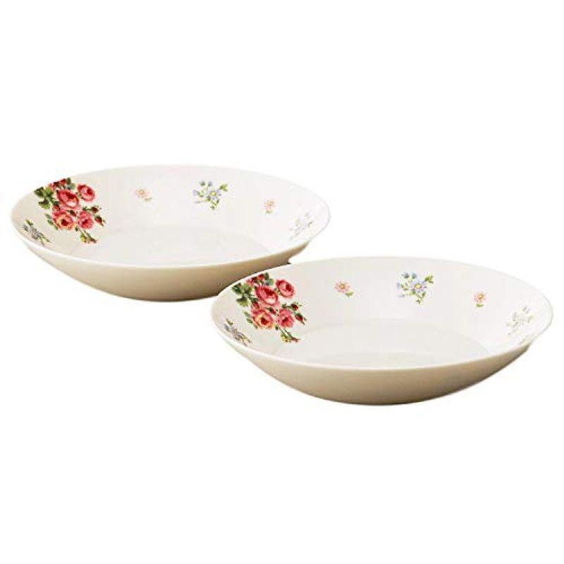 ローラアシュレイ バンチェッド ロージズ パスタプレート 皿 ペア LA40