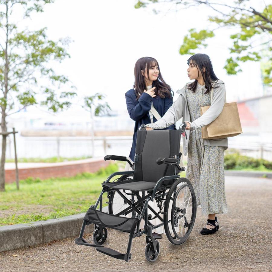 ナイス ウェイ6(Nice Way6) 自走式折りたたみ 車椅子（漕ぎやすい自走