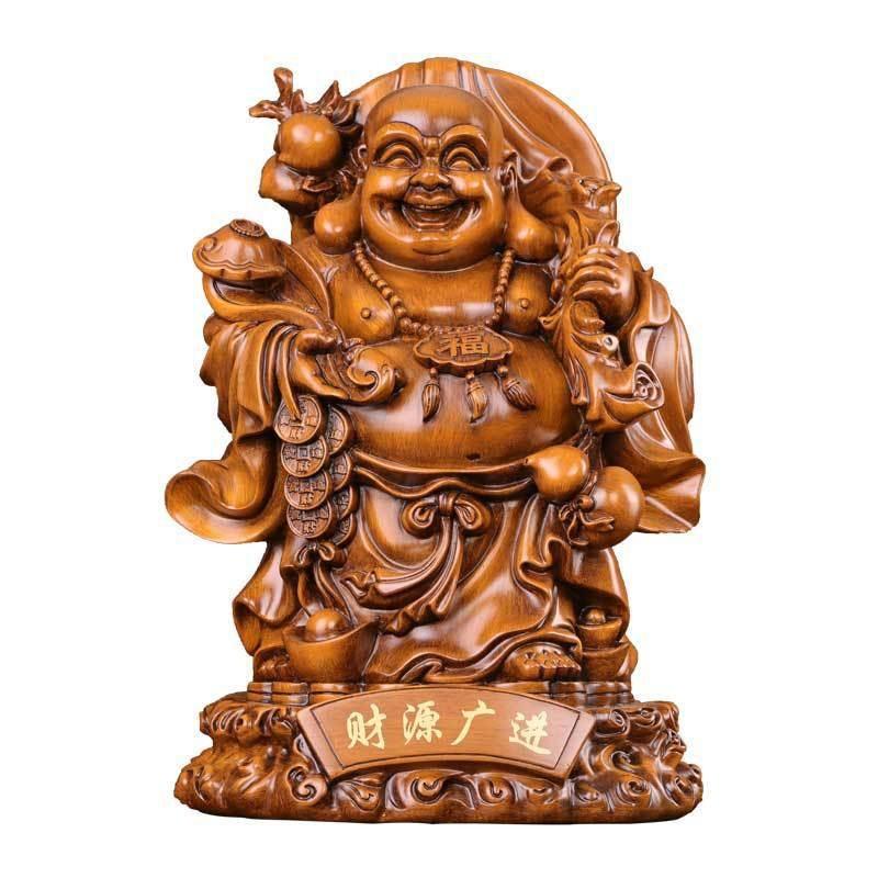 布袋様 オブジェ インテリア リビング 玄関 昇運 風水 置物 縁起物 魔