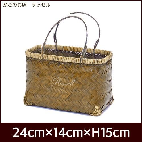 型番247 竹かご かごバッグ 市場かご 一貫張り 一閑張り 材料 小物入れ
