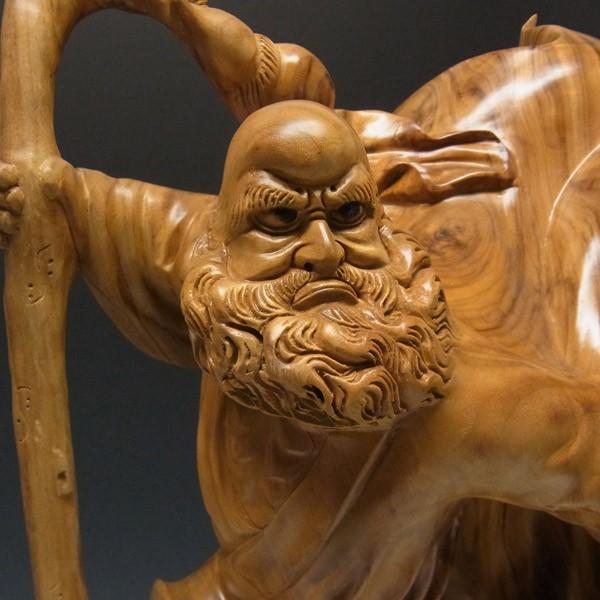 木彫り 達磨大師 高さ66cm 置物 楠製 だるま : 仏像と縁起物の専門店