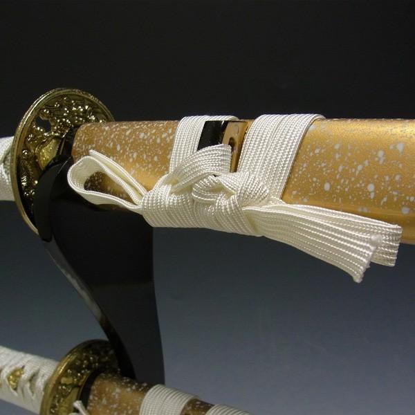 模造刀 白石目 3点セット（大刀 小刀 刀掛け） 刀剣 : 仏像と縁起物の