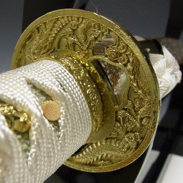 模造刀 白石目 3点セット（大刀 小刀 刀掛け） 刀剣 : 仏像と縁起物の