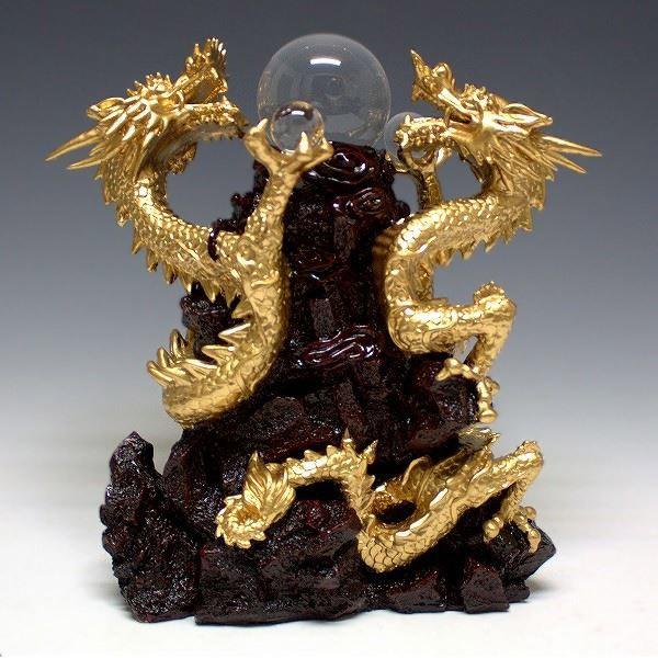 風水龍 置物 双龍（大）34cm : 仏像と縁起物の専門店 龍祥本舗 - 通販