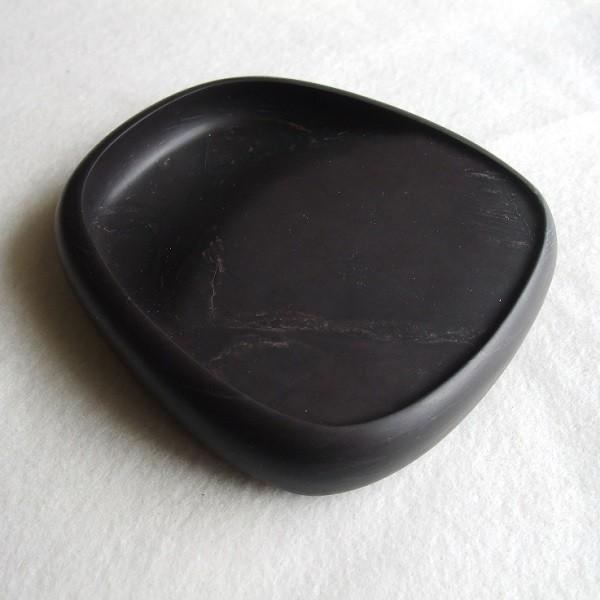 端渓硯 老麻子坑 6吋 蛋型 淌池硯 一品物 すずり : 書道用品 緑風店