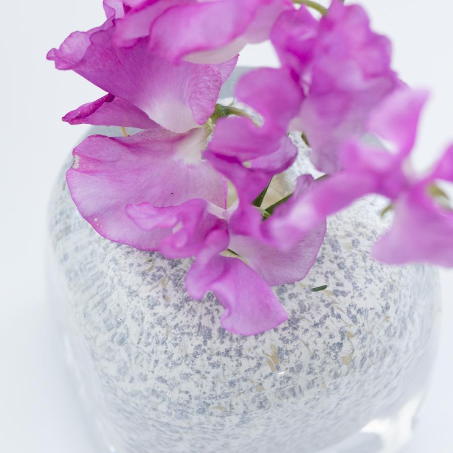 HenryDean ヘンリーディーン V.Cube キューブ ジュエル ガラス花瓶