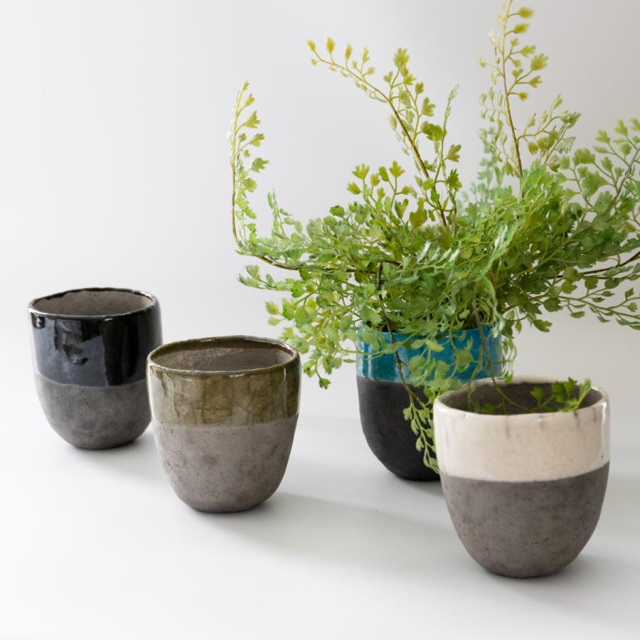 DOMANI FES ドマーニ 鉢カバー フェス コールブラック TFT8 : S-colour