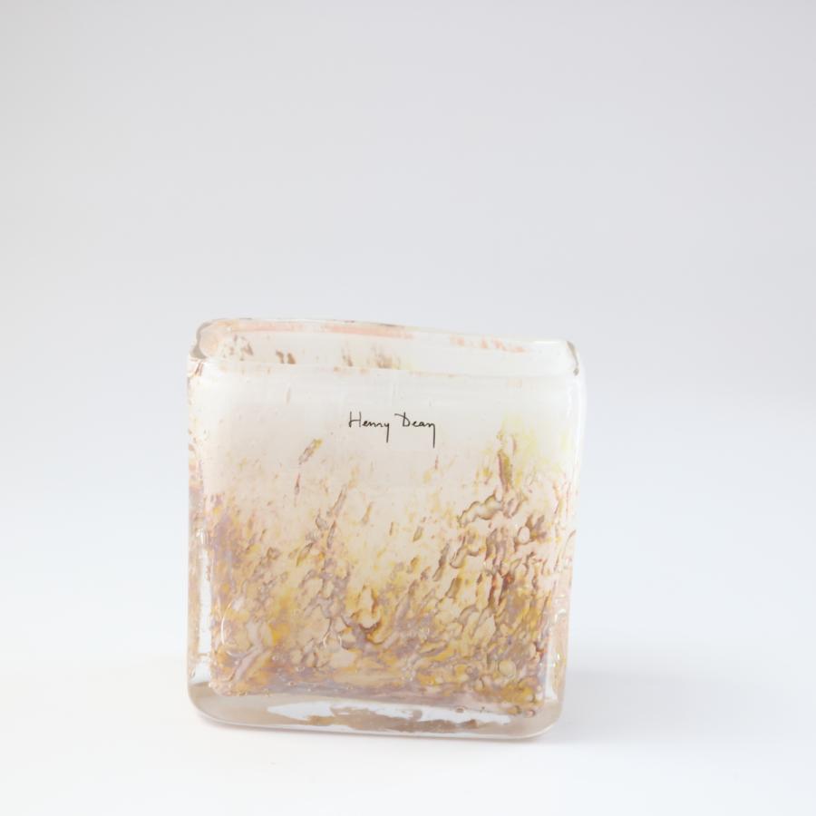 HenryDean ヘンリーディーン スクエアXS コルゾB ガラス花瓶 花器 : S