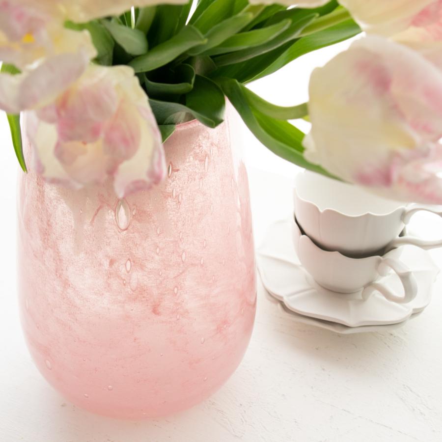 HenryDean ヘンリーディーン ストロンボリS ブロッサム ガラス花瓶