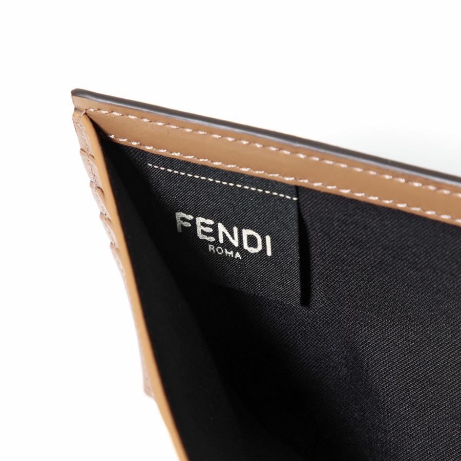 FENDI（フェンディ） 二つ折り財布 7M0001 AJF8 メンズ レザー ミニ