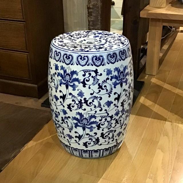 スツール チェア 陶器 イス アジアン オリエンタル コンパクト