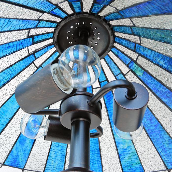 フロアランプ アンティーク ステンドグラスランプステンドランプ