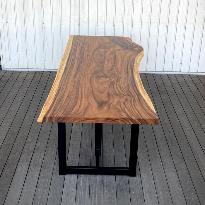 モンキーポッド 一枚板テーブルW210（兼用脚付）一枚板 テーブル