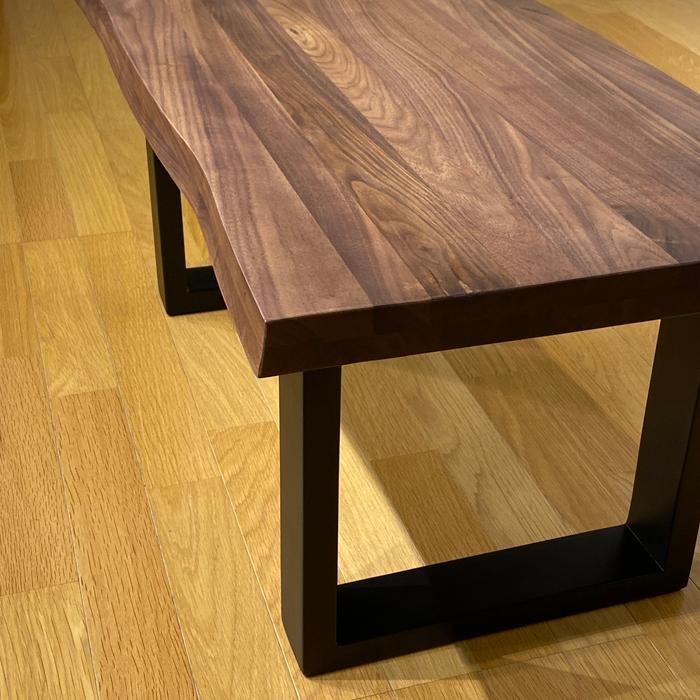 センターテーブル 90幅 ウォールナット カフェテーブル ローテーブル