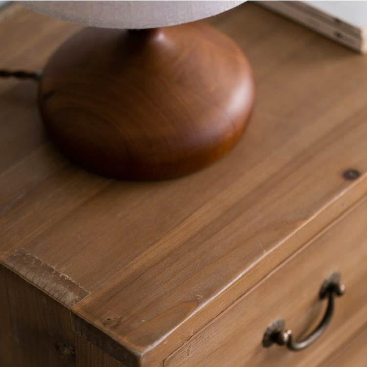 チェスト ローチェスト レトロ アンティーク 杉古材 真鍮 おしゃれ