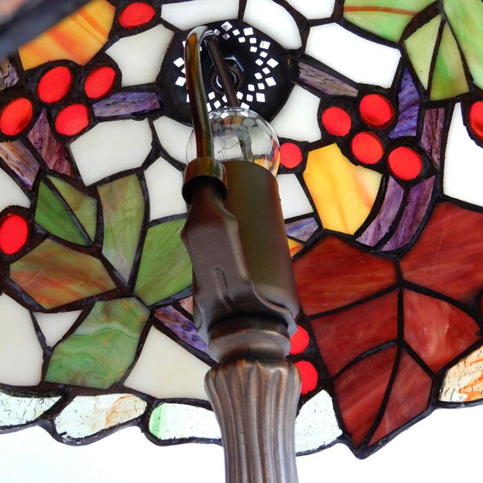 ステンドランプ 葡萄S ステンドグラス ランプ おしゃれ 葡萄 ぶどう