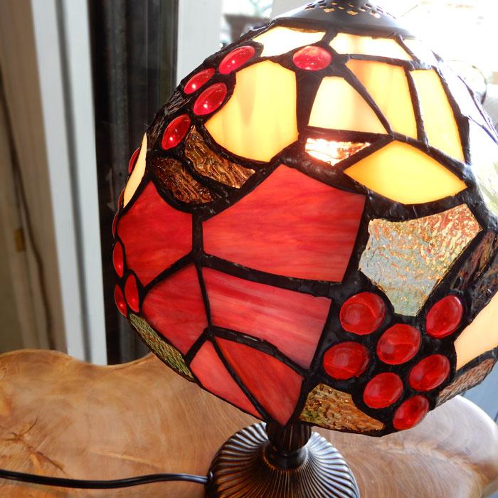 ステンドランプ 葡萄S ステンドグラス ランプ おしゃれ 葡萄 ぶどう