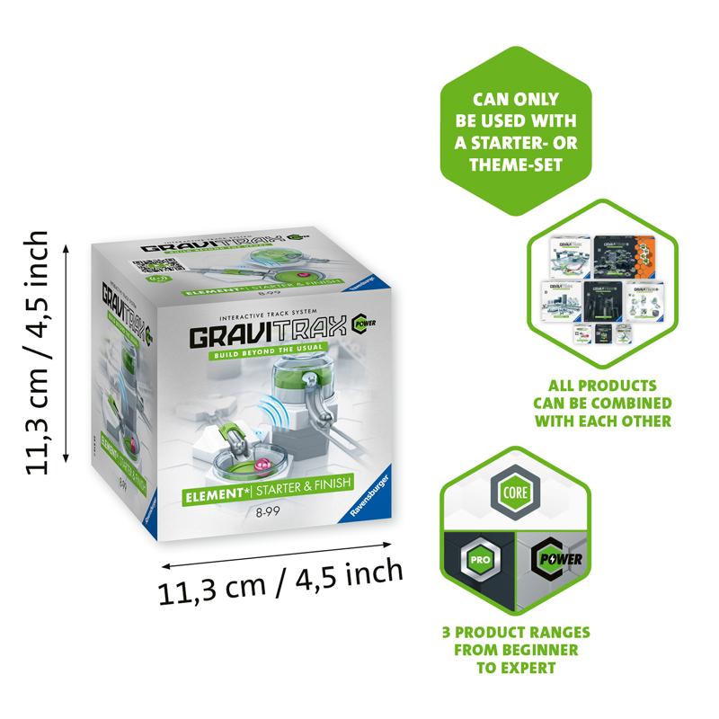 GraviTrax POWER 追加パーツ スターター＆フィニッシュ Ravensurger