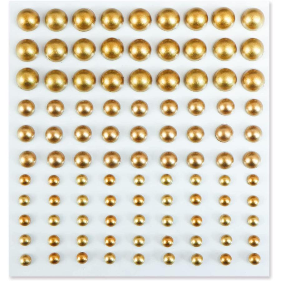 きらきらぷんぷん丸 ラインストーンシール(デコシール) パールタイプ 4