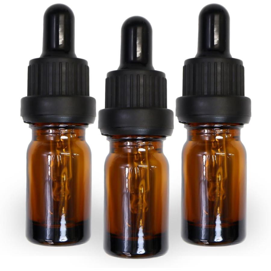 きらきらぷんぷん丸 スポイト付き茶色小瓶【5ml】茶色 ガラス 瓶