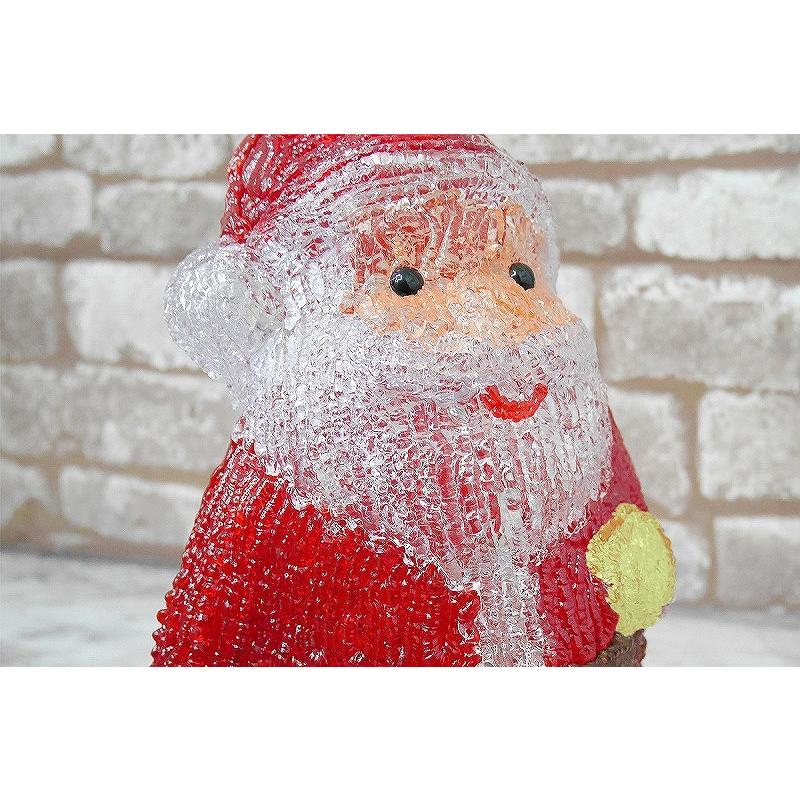 イルミネーション 可愛いサンタ LED USB サンタクロース 高さ35cm