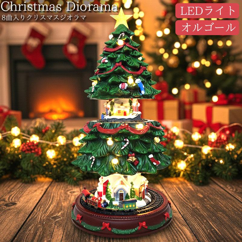 クリスマス イルミネーション ジオラマタウン オールドビレッジ スノー