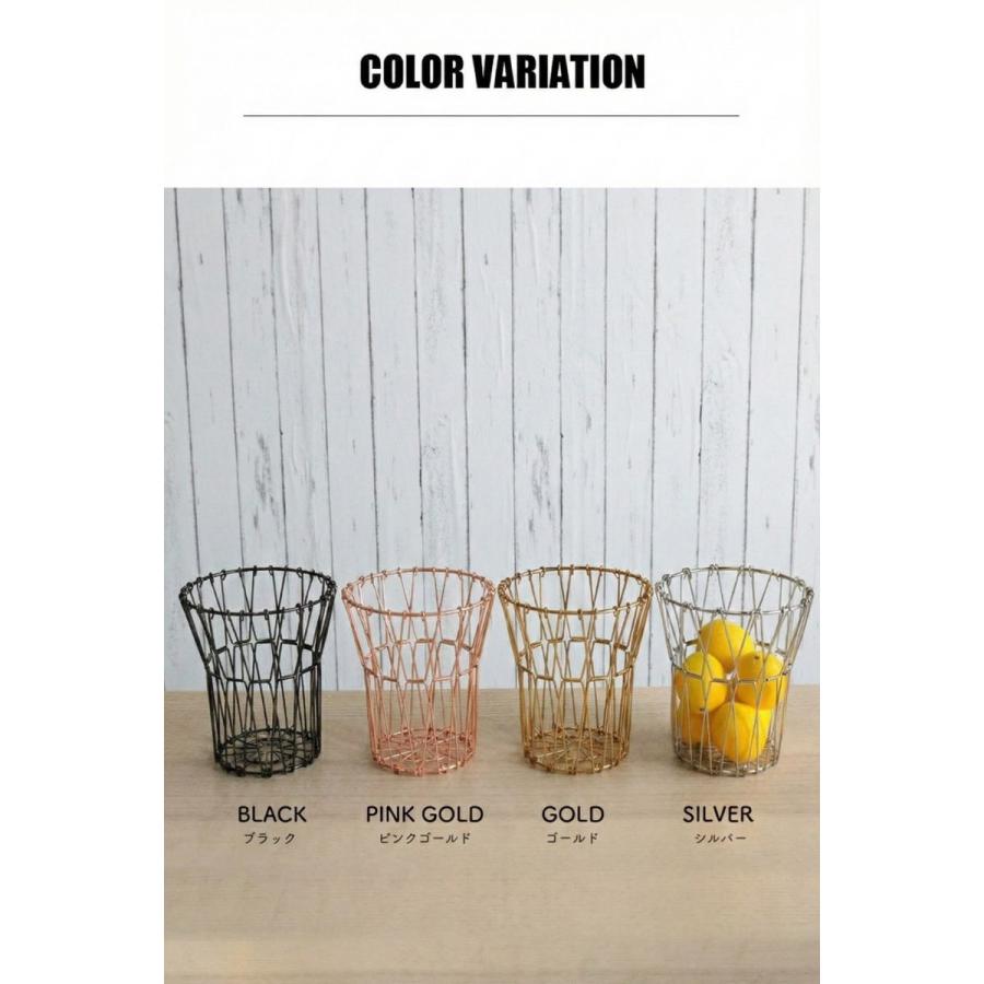 ステンレスバスケット Sサイズ カゴ おしゃれ 収納 折りたたみ