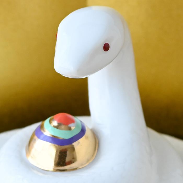 干支 置物 薬師窯 白祥招福巳 37 巳年 巳 陶器 へび ヘビ 2025年 干支