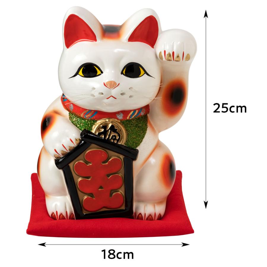 愛知 常滑焼招き猫 大入猫8号 愛知県の工芸品 Tokoname-yaki Lucky cat