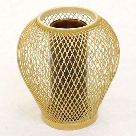 花器・竹細工 駿河竹千筋細工 花器 涼香（さらし） 静岡県伝統工芸品