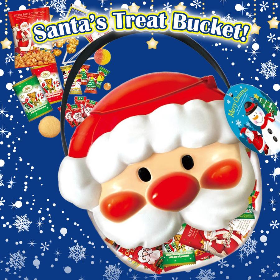 クリスマス2025】クリアサンタバケツ 優良配送 スイーツ お菓子