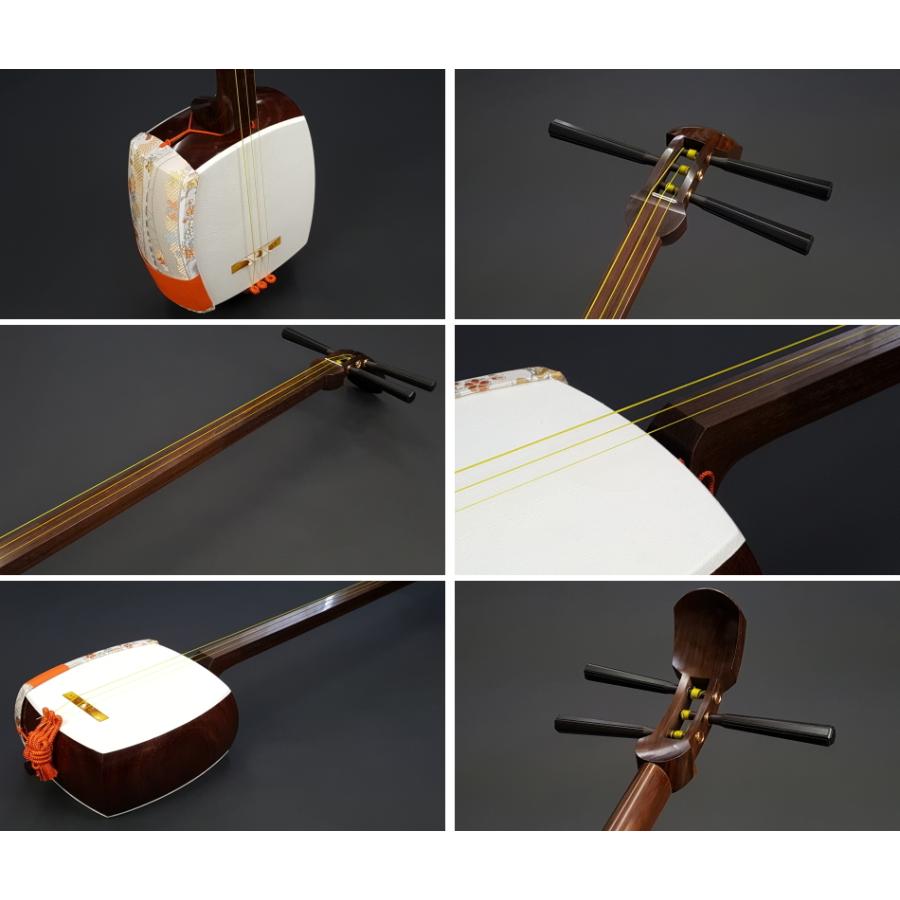 地唄三味線（特上・紫檀）セット（C）充実のフルセット！ : 和楽器市場