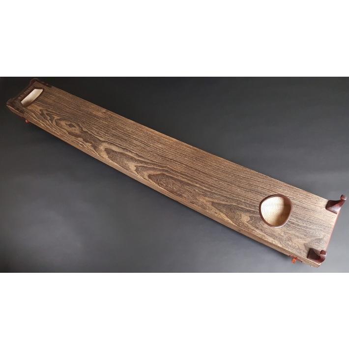 琴/箏【最高級品】十七絃琴【くり甲・玉縁紅木巻】（YSP-17006） : 和