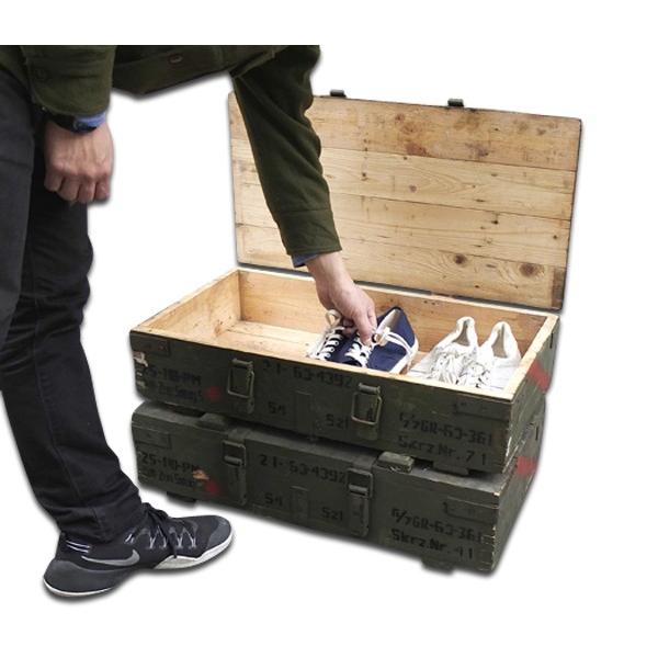 MILITARY（ミリタリー） 実物 ポーランド軍 AMMO BOX アンモ ウッド