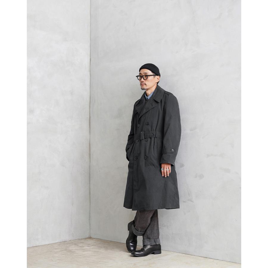 MILITARY（ミリタリー） 実物 USED 米軍 U.S. NAVY ブラックトレンチ